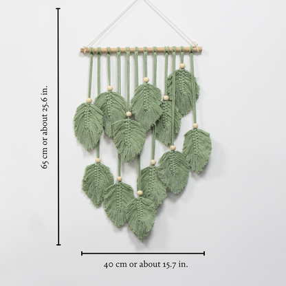 Bladeren Macramé Decoratie