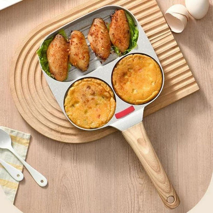 Koekenpan met antiaanbaklaag