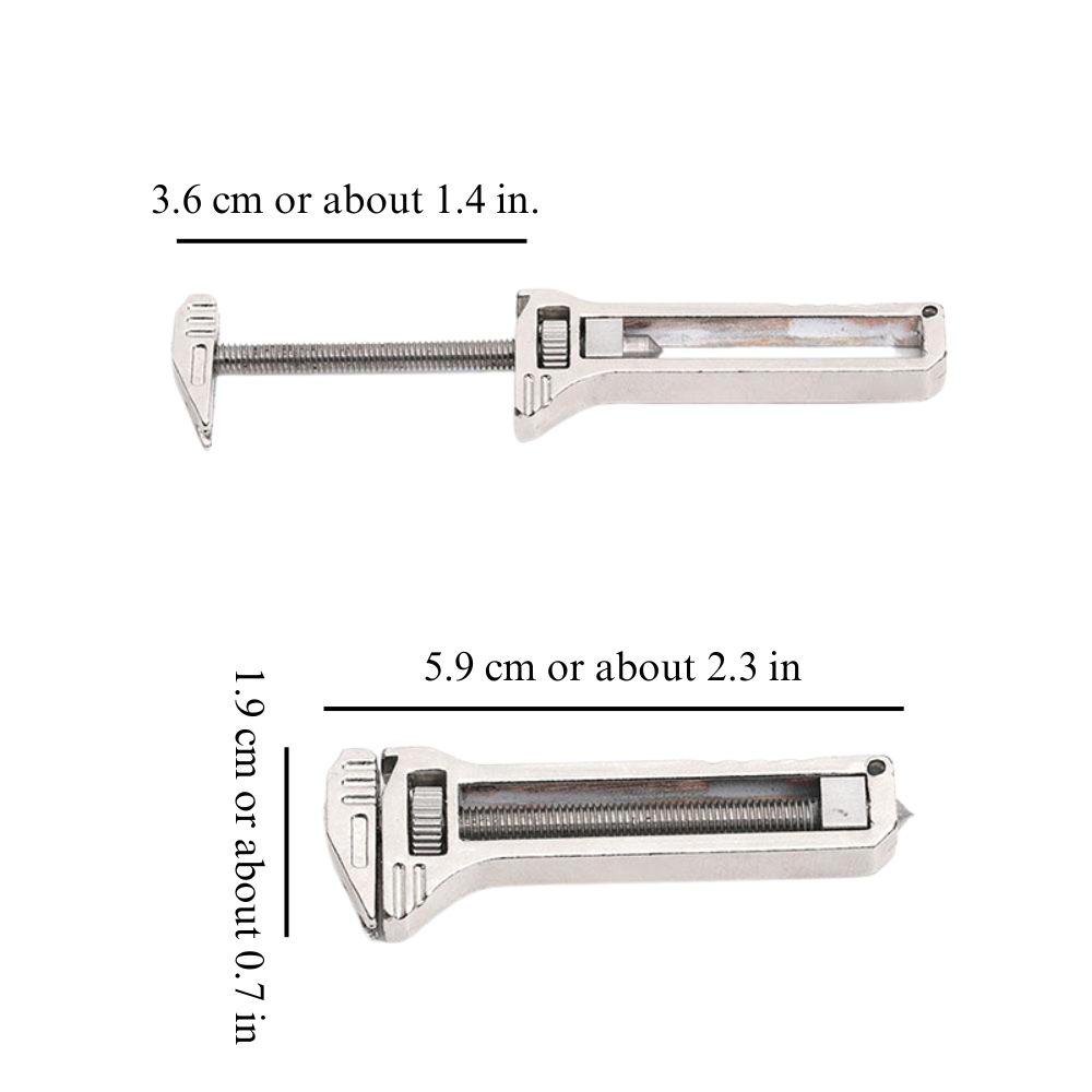 Compacte gereedschapset van titanium