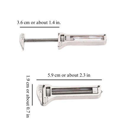 Compacte gereedschapset van titanium