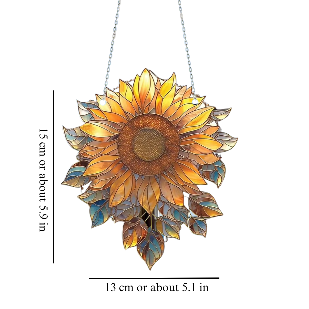 Zonnebloem Raamdecoratie