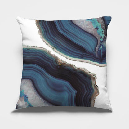 Abstracte Blauwe Kussenhoezen