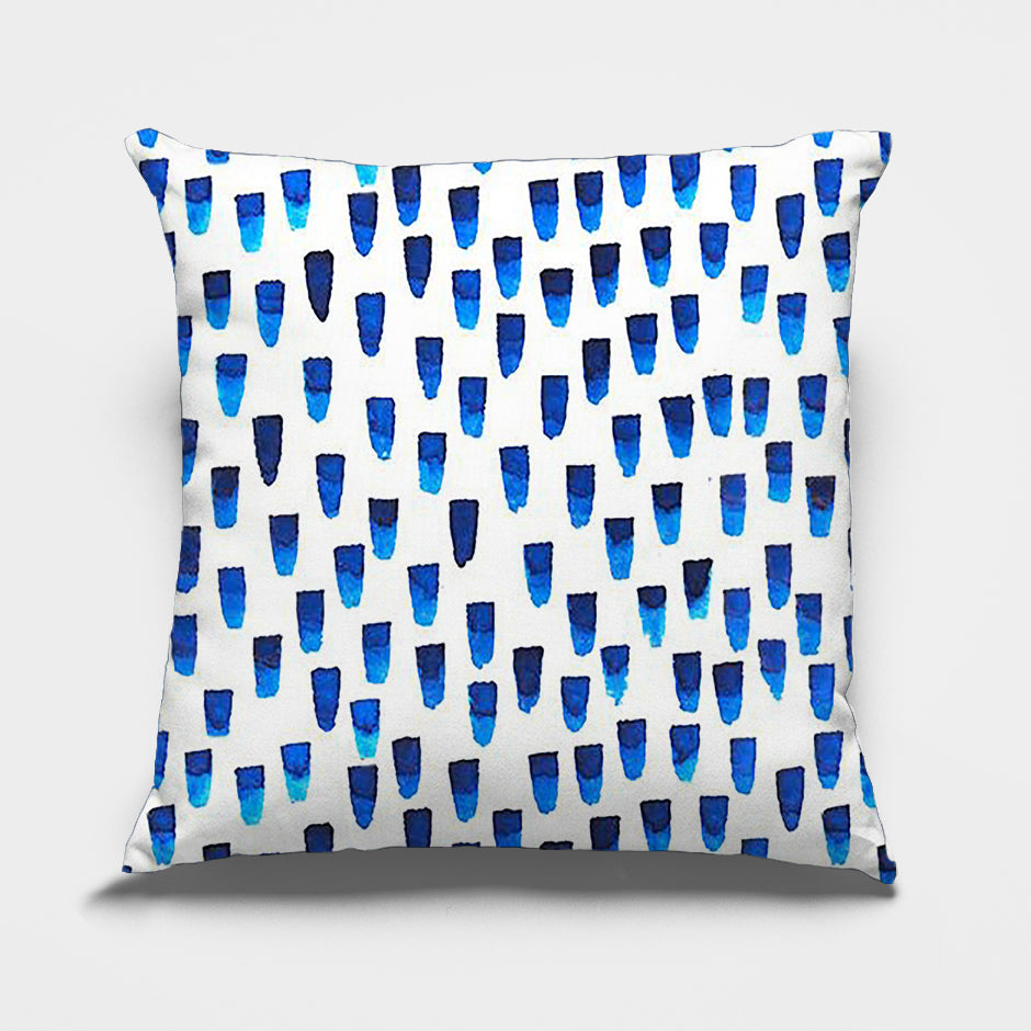 Abstracte Blauwe Kussenhoezen