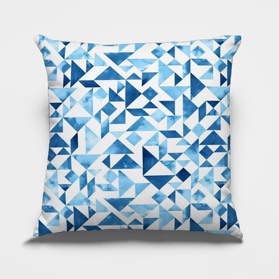 Abstracte Blauwe Kussenhoezen