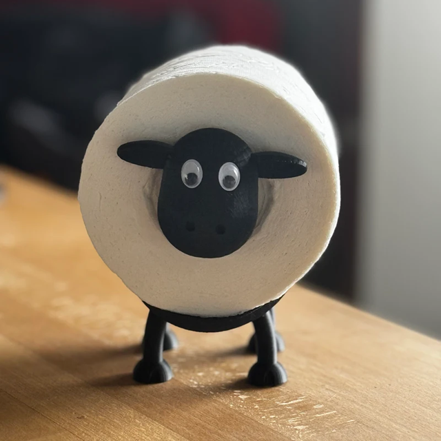 Zwarte Schaap Tissuehouder