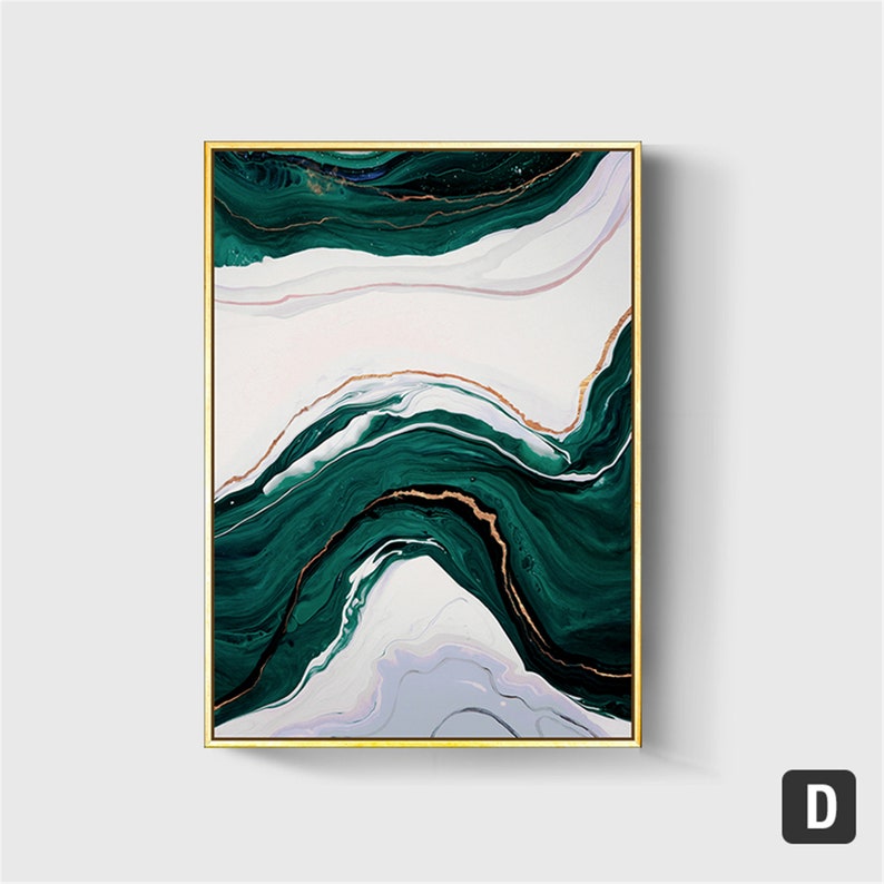 Groene Weelde Canvas Schilderij (6 stuks)