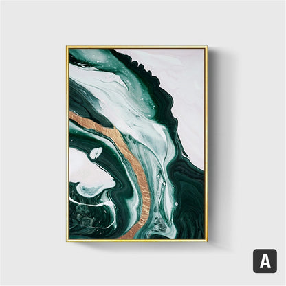 Groene Weelde Canvas Schilderij (6 stuks)