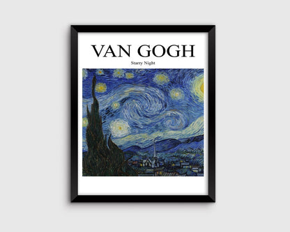 Van Gogh Schilderij op Canvas (9-delig)