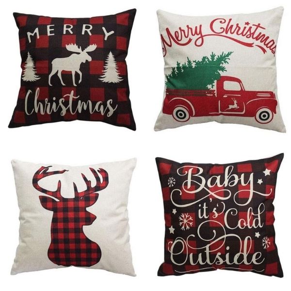 Kerst Tartan Kussenhoezen