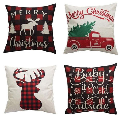 Kerst Tartan Kussenhoezen