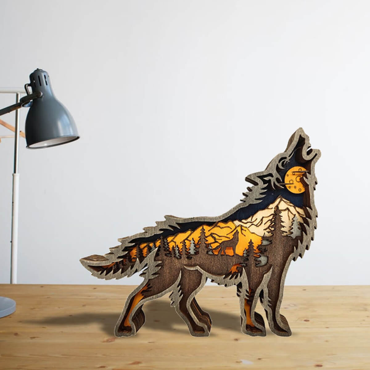 Rustieke decoratie met berg- en dierenthema