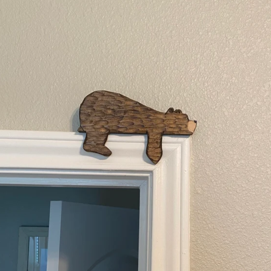 Houten Beren Deuropvuller