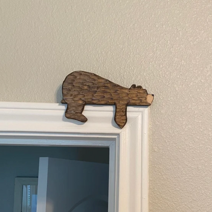 Houten Beren Deuropvuller